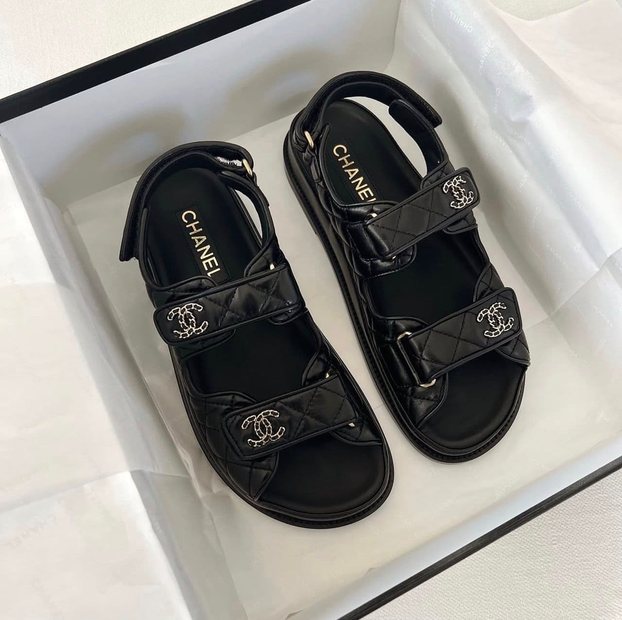 CHANNEL SANDALS